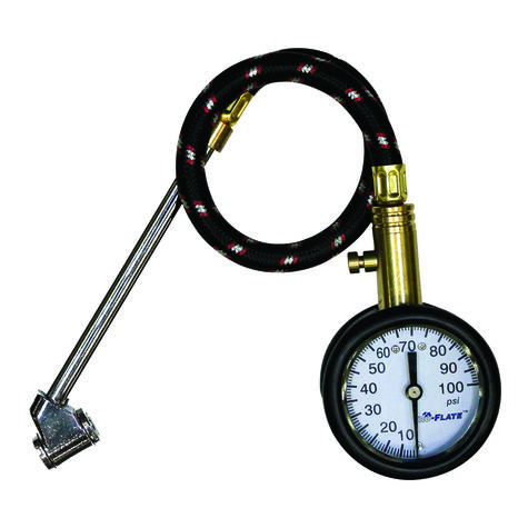 Tru-Flate Professional Dial Tire Gauge (5-100 PSI) product photo