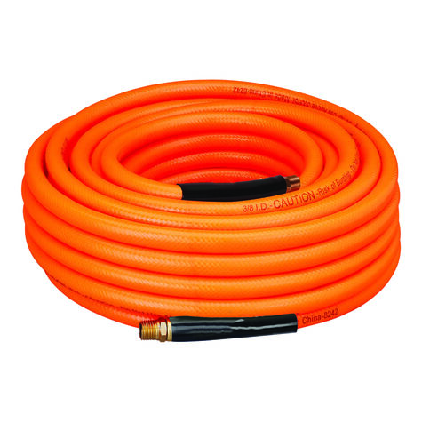 Tru-Flate PVC Air Hose - 50' x 3/8" product photo