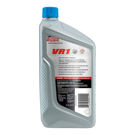 Valvoline VR-1 SAE 50W Racing Oil - Quart product photo