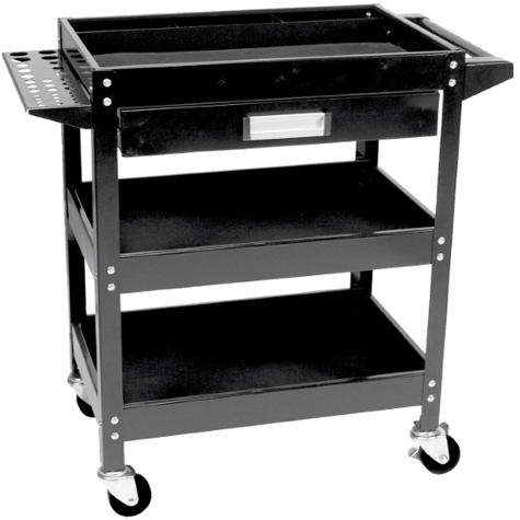 Performance Tool 3 Shelf Utility Cart w/Drawer product photo