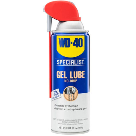 WD-40 Specialist Spray and Stay Gel Lubricant No-Drip Formula - 10 oz. product photo