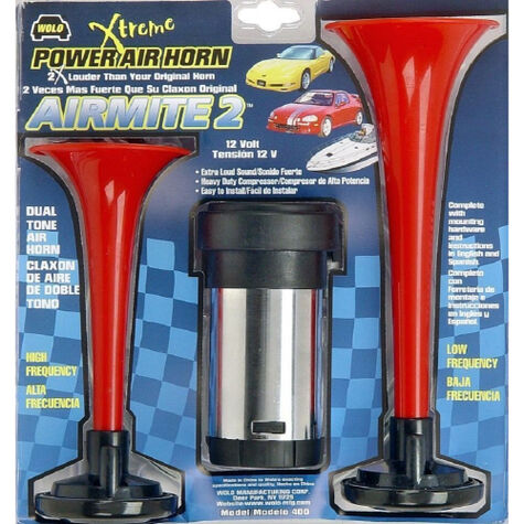 WOLO AIRMITE 2-TRUMPET AIR HORN product photo