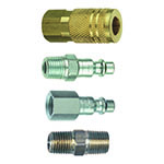 Tru-Flate 1/4in I/M Design x 1/4in NPT Mixed Plug/Coupler Set product photo