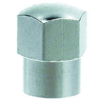 Tru-Flate Chrome Hex Valve Cap product photo