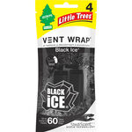 Little Trees Vent Wrap Car Air Freshener - Black Ice - 4 Pack product photo