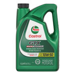 Castrol SAE 10W-30 GTX High Mileage Motor Oil - 5 Quart product photo