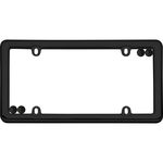 Cruiser Accessories Nouveau License Plate Frame, Black product photo