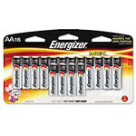 Energizer E91LP-16 Standard Battery, AA, Alkaline, PK16 Lighting, 16 Count (Pack of 1), Black product photo