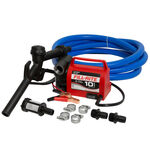 Fill-Rite FR1614 12V 10 GPM Portable Diesel Fuel Transfer Pump, Suction and Discharge Hose, & Manual Nozzle product photo