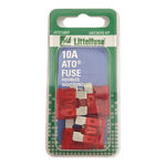 Littelfuse ATO (Autofuse) Blade Fuse, 10A, Carded product photo