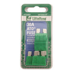 Littelfuse ATO (Autofuse) Blade Fuse, 30A, Carded product photo