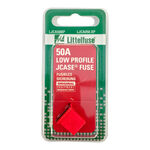 Littelfuse Low Profile JCASE Fuse, 50A, Carded product photo