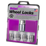 McGard Chrome Cone Seat Wheel Locks (M12 x 1.25 Thread), Set of 4 + 1 Key product photo