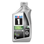 Mobil 1 SAE 0W-20 Advanced Fuel Economy Full Synthetic Motor Oil - 1 Quart product photo