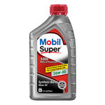 Mobil Super Synthetic Blend Motor Oil SAE 10W-30, 1 Quart product photo