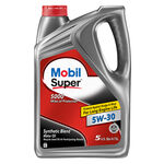 Mobil Super Synthetic Blend Motor Oil SAE 5W-30, 5 Quart product photo