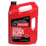 Motorcraft Synthetic Blend SAE 5W-20 - 5 Quart product photo