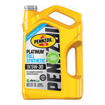 Pennzoil Platinum Synthetic SAE 5W-30 Motor Oil - 5 Quart product photo