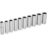 Performance Tool 10 pc. 3/8" Dr. Metric DW Socket Set product photo