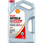 Shell Rotella T5 Ultra Synthetic Blend SAE 10W-30 FA-4 Diesel Engine Oil - Gallon product photo