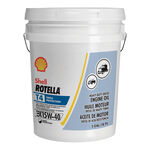 Shell Rotella T4 Triple Protection Conventional SAE 15W-40 Diesel Engine Oil - 5 Gallon product photo