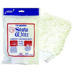 SM Arnold Snow White Professional Heavy-Duty Chenille Wash Mitt - 8" x 11" product photo