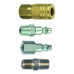 Tru-Flate 1/4" I/M Design x 1/4" NPT Mixed Plug/Coupler Set product photo