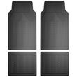 Custom Accessories Rubber Interior Floor Mats, Black - 4 PC product photo