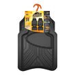 Armor All All Season Rubber Floor Mats, Black - 4 PC product photo