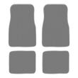 Custom Mats Carpet  Floor Mats, Grey - 4 PC product photo