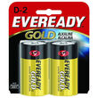 ENERGIZER EVEREADY GOLD D CELL A95BP-2 product photo