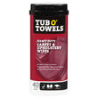 TUB O' TOWELS Carpet & Upholstery Wipes - 40 7"x8" Wipes product photo