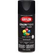 Krylon COLORMAXX Spray Paint & Primer - Satin Black - 12 oz. product photo