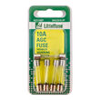 Littelfuse AGC Glass Fuse, 10A, Carded product photo