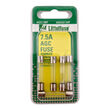 Littelfuse AGC Glass Fuse, 7.5A, Carded product photo