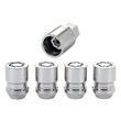 McGard Chrome Cone Seat Wheel Locks (M12 x 1.25 Thread), Set of 4 + 1 Key product photo