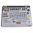 Performance Tool 26 pc. 1/2" Dr. SAE Socket Set product photo