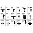 Performance Tool 340 pc. Toyota Trim Clip Asst. product photo