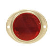 Peterson Aluminum Oval Reflector, Red product photo