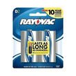 RAYOVAC D 2-Pack High Energy Alkaline Batteries product photo