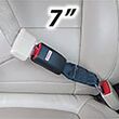 SUPERIOR 7"SEATBELT EXT 7/8"BLK product photo